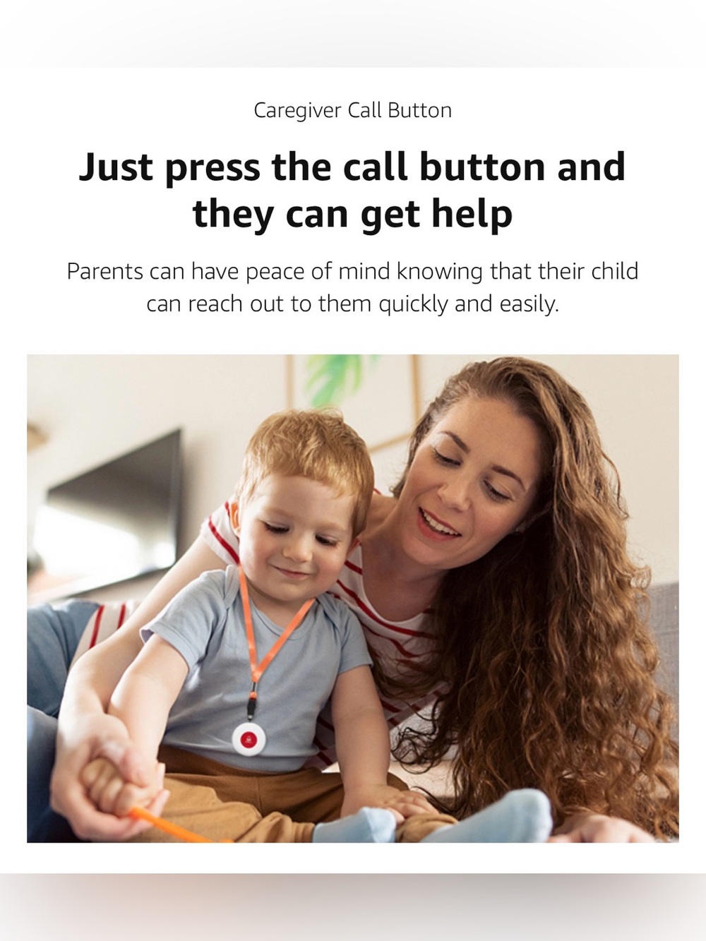 Caregiver Pager Wireless Call Button for Seniors, Disabled, & Elderly Fall Alert - Picture 9 of 16